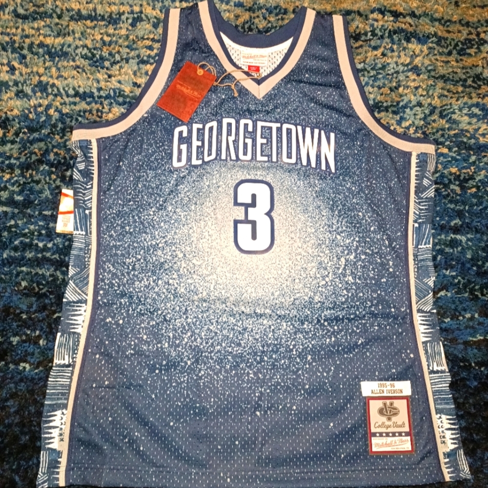 Mitchell & Ness Allen Iverson Georgetown Hoyas Gradient Swingman Jersey